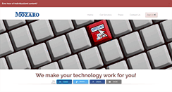Desktop Screenshot of mozaro.com
