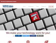 Tablet Screenshot of mozaro.com